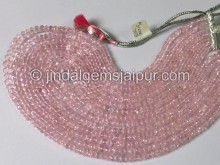 Morganite Far Faceted Roundelle